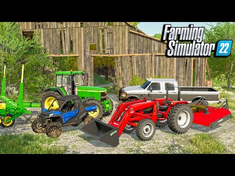TURNING OLD ABANDON FARM INTO FOOD PLOTS | (ROLEPLAY) FARMING SIMULATOR 2022