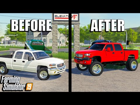 TURNING WORK TRUCK INTO $100,000 SEMA GMC! | (ROLEPLAY) FARMING SIMULATOR 2019