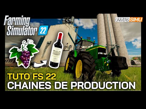 TUTO FARMING SIMULATOR 22 : Comment utiliser les CHAINES DE PRODUCTION