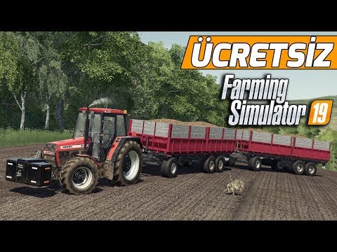 ÜCRETSİZ FARMING SIMULATOR 19 // TRAKTÖRLE DRIFT SHOW !! 😂😂