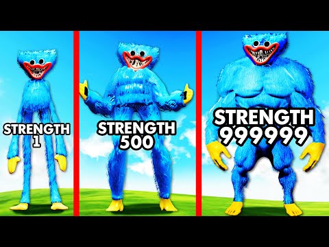 Upgrading HUGGY WUGGY Into STRONGEST MAN (GTA 5)