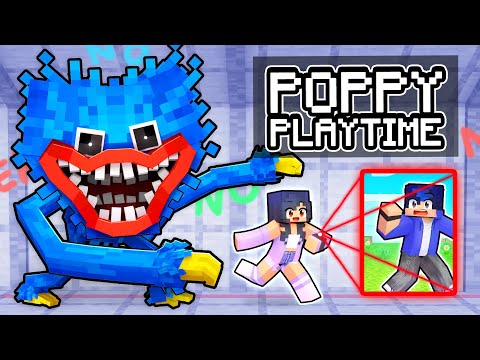 Using HACKS To Escape POPPY In Minecraft!