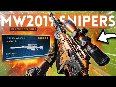 Using MODERN WARFARE Sniper Loadouts in Call of Duty Warzone!