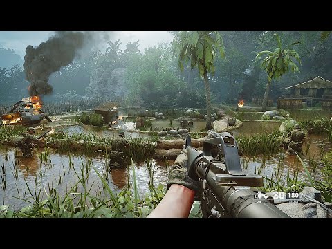 Vietcong Rice field Ambush – Vietnam Gameplay – Call of Duty Black Ops Cold War