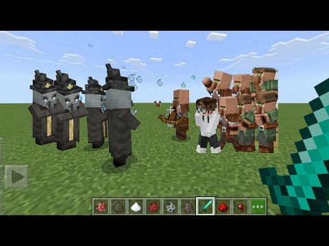 Villagers And Illagers Legacy ADDON in Minecraft PE
