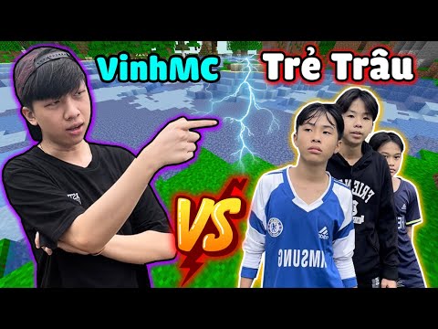 Vinh Đi Câu Cá Mập Gặp Trẻ Trâu Thách Solo Parkour Trong Minecraft (Tập 5) | Team Trẻ Trâu Trở Lại