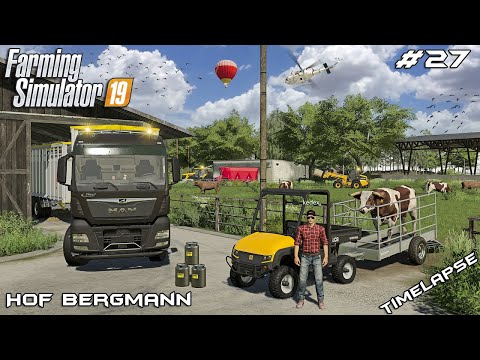 Visting BULL breeding with @kedex world | Hof Bergmann | Farming Simulator 19 | Episode 27