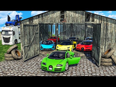 Voitures de LUXE dans la Ferme ABANDONNÉE (Farming Simulator 19)