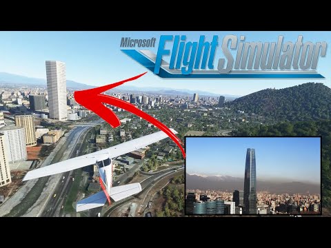 Volando por SANTIAGO de CHILE | Microsoft Flight Simulator