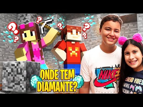 Voltamos para o Minecraft – Tentando achar diamante no 1º Episódio