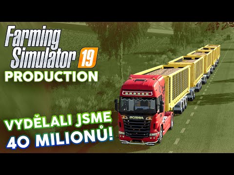 VYDĚLALI JSME 40 MILIONŮ! | Farming Simulator 19 Production #51