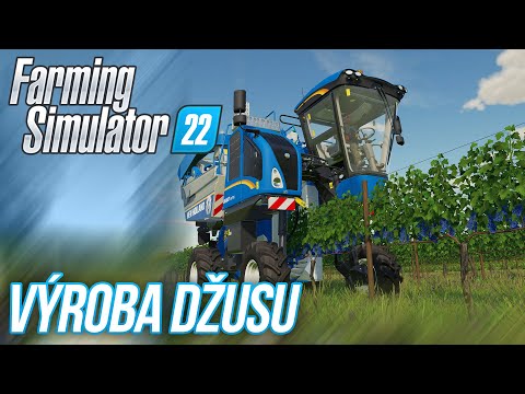 VÝROBA DŽUSU, DIVOKÁ ZVĚŘ ANEB GAMESCOM GAMEPLAY | Farming Simulator 22