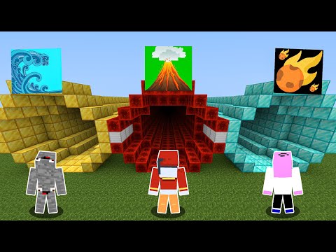 WÄHLE NICHT DEN FALSCHEN NATURKATASTROPHEN TUNNEL IN MINECRAFT