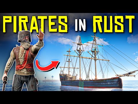 We added PIRATE SHIP BATTLES into RUST – Roleplay Community Event