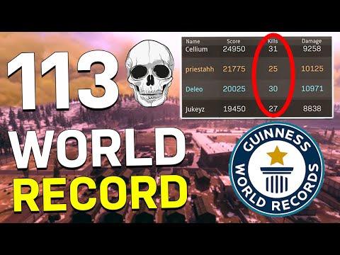 WE BROKE THE SQUADS WORLD RECORD IN CALL OF DUTY WARZONE! 113 KILLS!