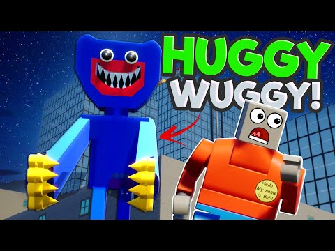We Got Chased By LEGO HUGGY WUGGY from Poppy Playtime in Brick Rigs!