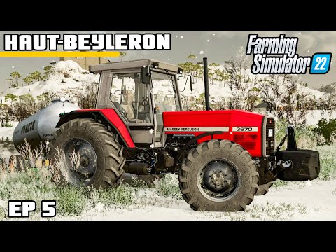 WINTER TIME ON THE FARM | Farming Simulator 22 – Haut-Beyleron | Episode 5
