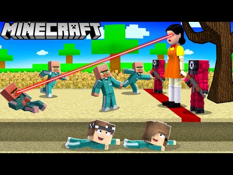 Wir BETRÜGEN im SQUID GAME in Minecraft!
