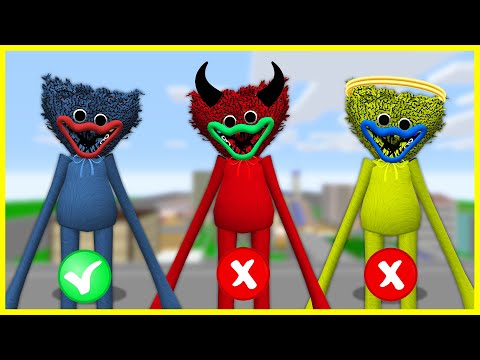 YANLIŞ HUGGY WUGGY SEÇERSEN ÖLÜRSÜN! 😱 – Minecraft