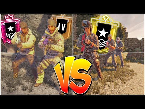 1 CHAMPION & BRONZE (BOOSTED PLAT) VS 3 GOLDS! – RAINBOW SIX SIEGE