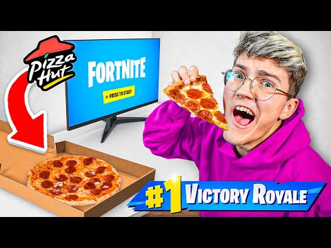 1 KILL = 1 PIZZA CHALLENGE sur FORTNITE Battle Royale
