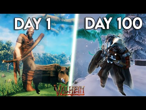 [100 days] I Survived 100 Days In Valheim  And This Is What happened….