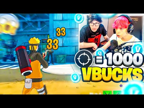 1000 VBUCKS per OGNI KILL di MIO FRATELLO dalla MIA POSTAZIONE! FORTNITE ITA