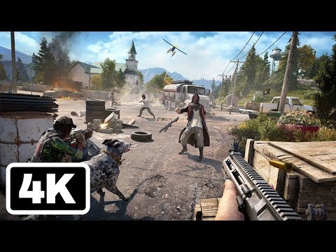 20 Minutes of Far Cry 5 Fly, Fishing, and Killing Gameplay in 4K – PSX 2017