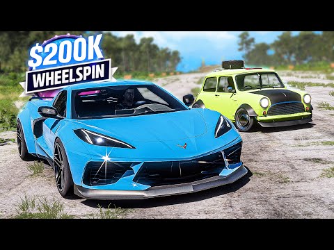 $200,000 Budget Build WHEELSPINS in Forza Horizon 5!