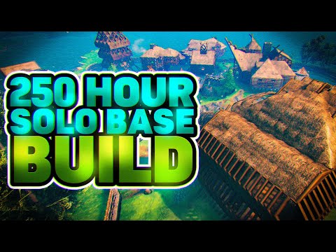250 Hour Insane Solo Valheim Base Build, No Cheats, No Mods