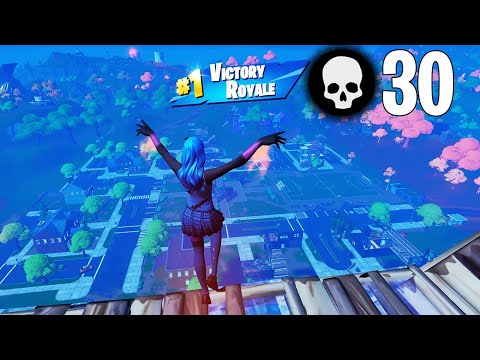 30 Elimination Solo vs Squads Win Gameplay Full Game Season 8 (Fortnite PC Controller)