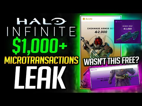 343 RESPONDS to XP OUTRAGE + $1,035 Microtransactions Leak – WHAT IS HAPPENING? – Halo Infinite Rant