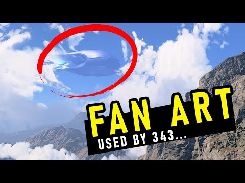 343 'stole' Fan Art for Halo Infinite… The Full Story