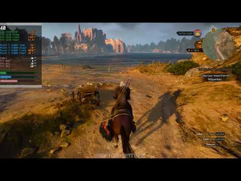 ACER ASPIRE 7 | THE WITCHER 3 : WILD HUNT  GAMEPLAY| RYZEN 5 5500U | GTX 1650 | 1080p