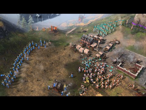 Age of Empires 4 – 4v4 ALL ENGLISH TEAM | Multiplayer Gameplay