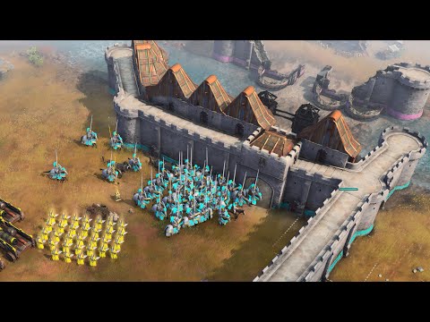 Age of Empires 4 – 4v4 GREATEST TEAM | Multiplayer Gameplay