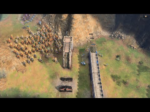 Age of Empires 4 – 4v4 KING OF THE HILL | Multiplayer Gameplay