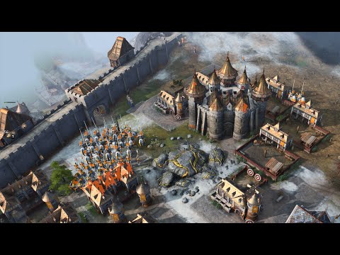 Age of Empires 4 – 4v4 RACE TO THE WONDER | Multiplayer Gameplay