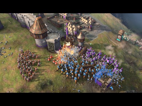 Age of Empires 4 – 4v4 WHAT AN EPIC STAND | Multiplayer Gameplay