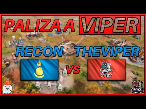 Age of Empires 4 CAST Español – TheViper (Rus) vs Recon (Mongoles) – Génesis by EGC