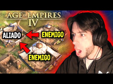 AGE OF EMPIRES 4: DEFIENDO a mi EQUIPO de la ESTRATEGIA MÁS CERDA