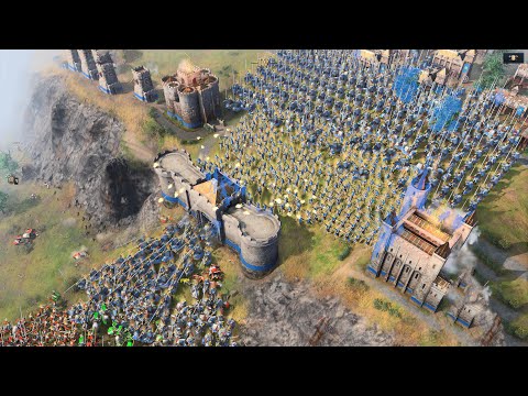 Age of Empires 4 – MASSIVE HILL DEFENSE