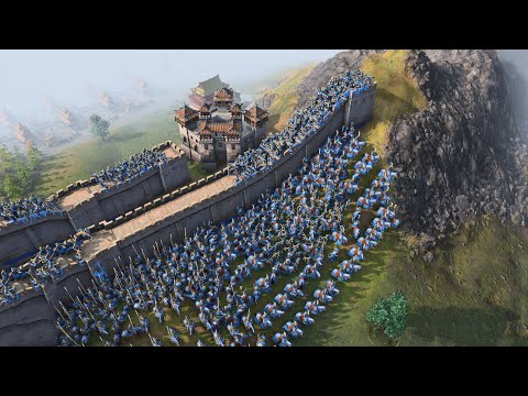 Age of Empires 4 – MASSIVE MOUNTAIN PASS DEFENSE