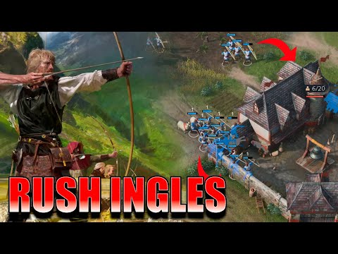 AGE OF EMPIRES 4   RUSH DE INGLES! GANHAR PARTIDAS EM 10 MINUTOS!