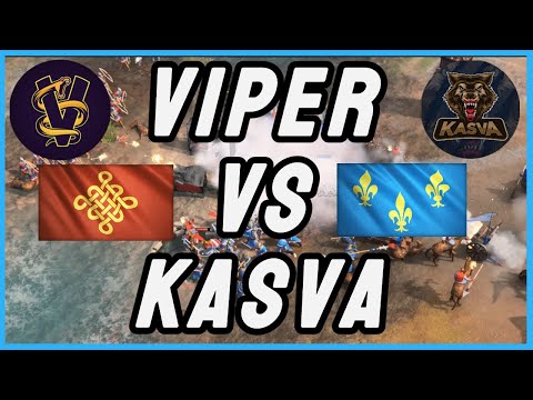 Age of Empires 4 Viper vs Kasva – Pro Casted Game