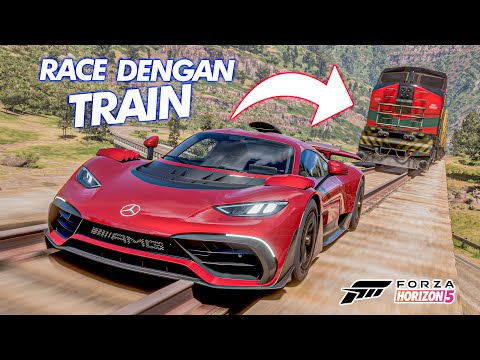AKU CABAR TRAIN UNTUK RACING SAMPAI HUJUNG MAP! – Forza Horizon 5