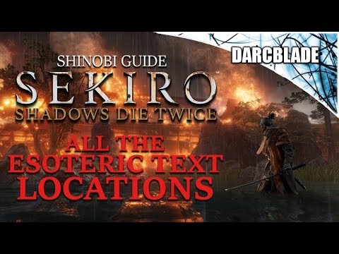 All Esoteric Texts Location : Sekiro Shadows Die Twice