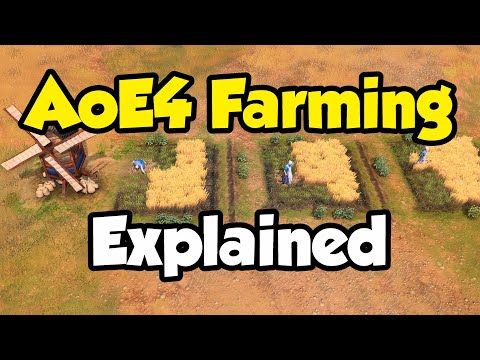 AoE4 farming mechanics, tips, and civ bonuses