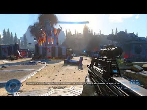 Attacking Ransom Keep | Halo Infinite Side Activity