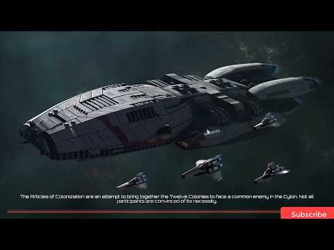 Battlestar Galactica Deadlock Gameplay (PC game).